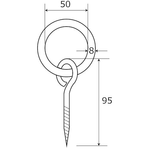 WAKI ネジ式リング BK−641