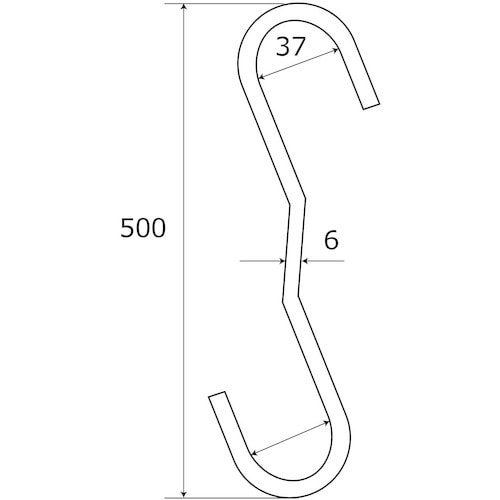WAKI ロングSカン BK−274 クロ−ム6X
