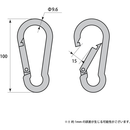 WAKI スプリングフック 15−422 10x1