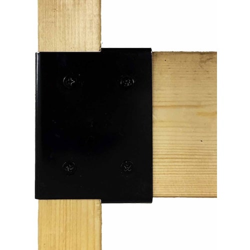 WAKI 補強金具 エンド 黒 WAT−009 エ