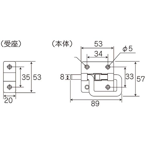 WAKI ステンPラッチ VC−065 トクダイ