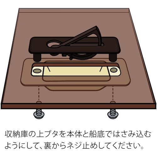 WAKI ダイカスト半回転取手 VG−076 ショ