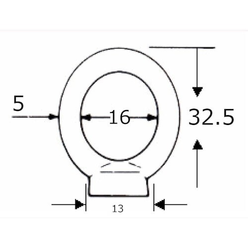 WAKI アイナット 15−100 6MM