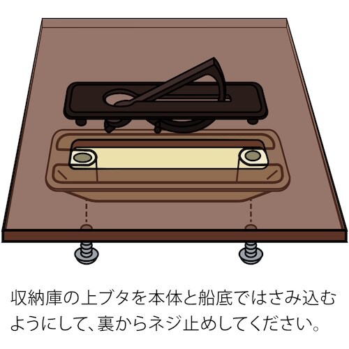 WAKI ダイカスト回転取手 VG−135 ブロン