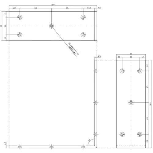 WAKI 巾広アングル 180 BK−030180