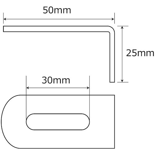 WAKI 補助金具ステンレス BS−726 NO1