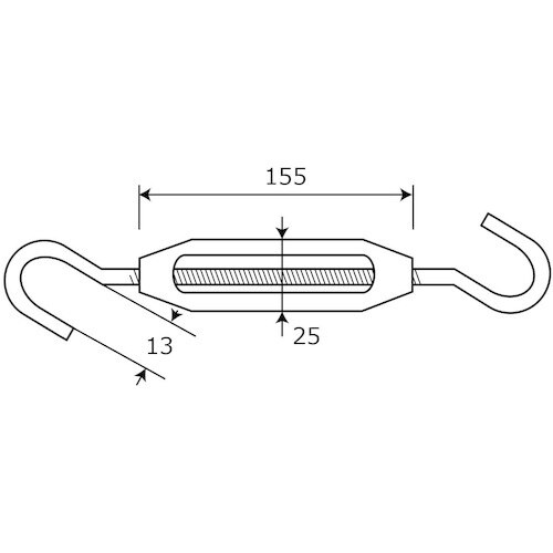 WAKI ステンターンバックル 15−012 (9