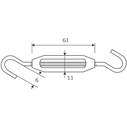 WAKI ステンターンバックル 15−008 (4