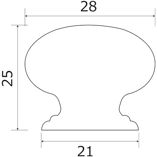 WAKI 木製ツマミ パイン TW−003 381