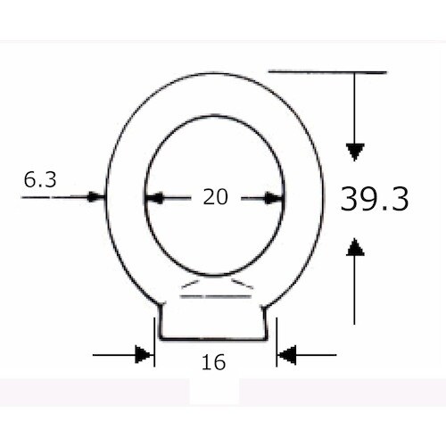 WAKI アイナット 15−101 8MM