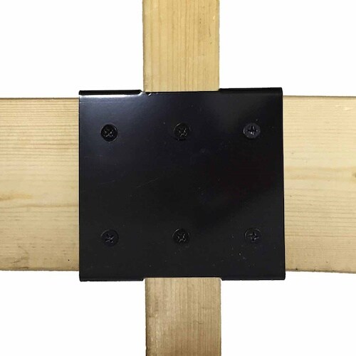 WAKI 補強金具 中間 黒 WAT−011 チュ