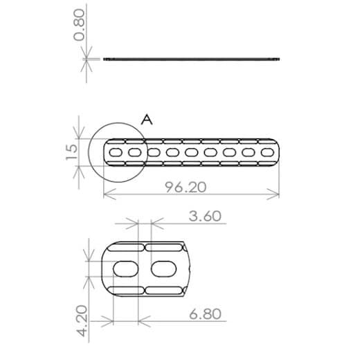 WAKI キレイに曲る板 真鍮 WAP−201 1