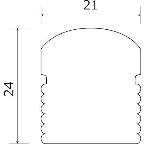 WAKI 木製つまみミニ21型 TW−353