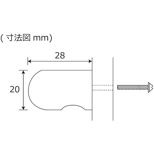 WAKI PCつまみ VG−299 20mm クロ