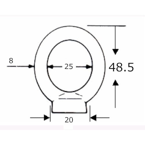 WAKI アイナット 15−102 10MM