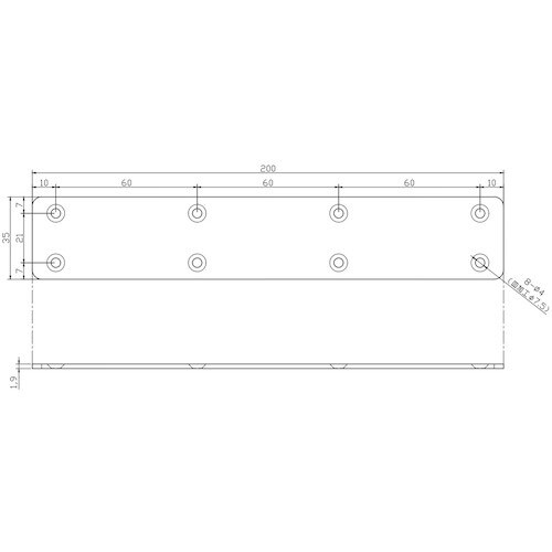 WAKI ステン巾広プレート IH−115 35X