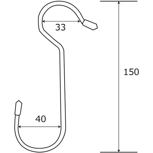 WAKI カラーSカン SS018B 40X150