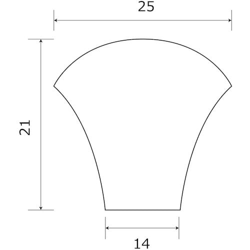 WAKI 木製つまみミニ19型 TW−351