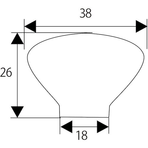 WAKI セラミックつまみ VG−250 38mm