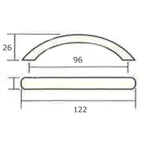 WAKI カチューシャハンドル BH−989 96