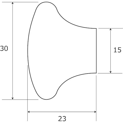 WAKI 真鍮ホームツマミ BH−922 526A