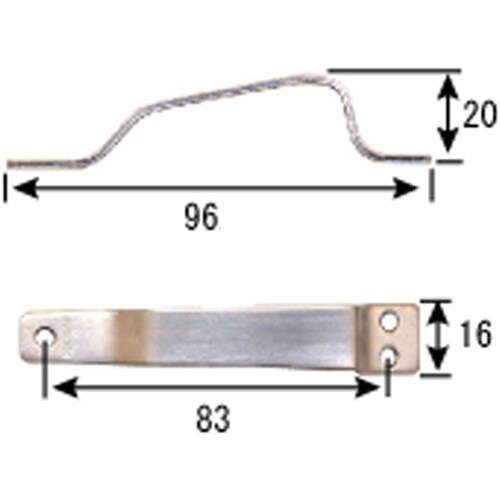 WAKI 三ツ穴取手 BH−705 96