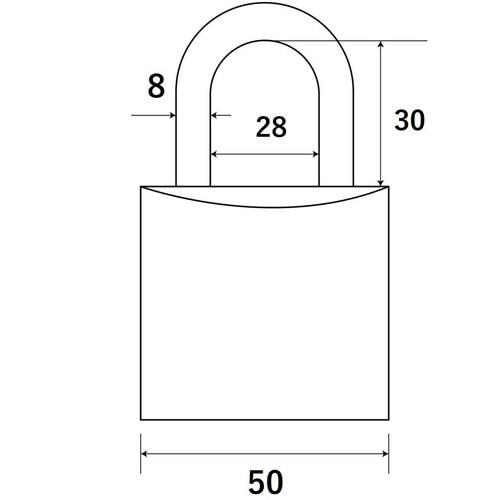 WAKI バラステン吊南京錠 aiai IB−09