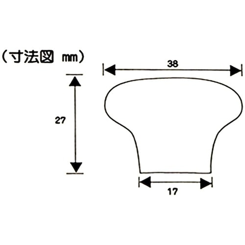 WAKI セラミックつまみ VG−290 38mm