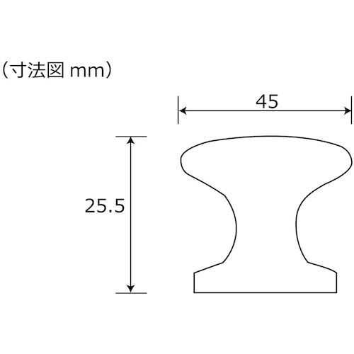 WAKI PCスターつまみ VG−305 45mm