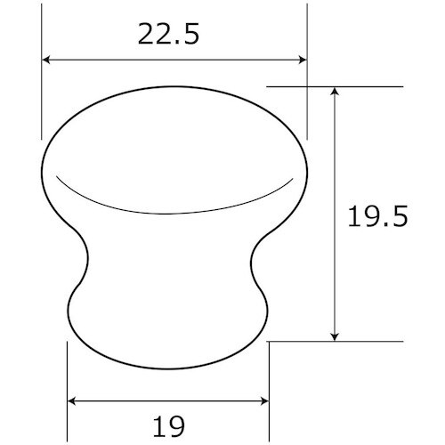 WAKI PCスターツマミ BH−901 258B