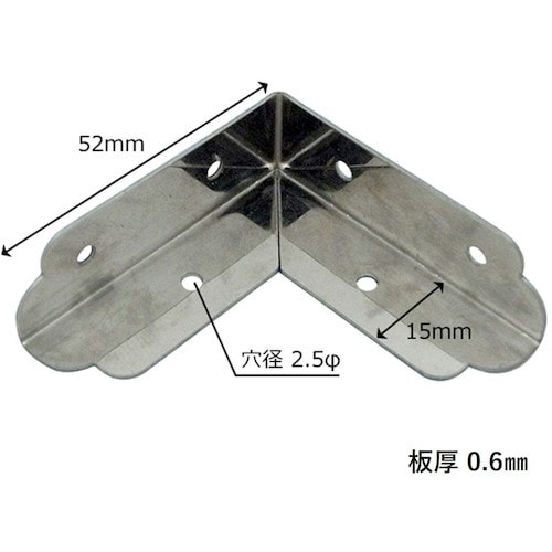 WAKI ステン二方面隅金 BY−014 ダイ 5