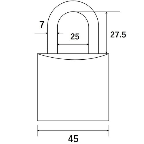 WAKI バラステン吊南京錠 aiai IB−09