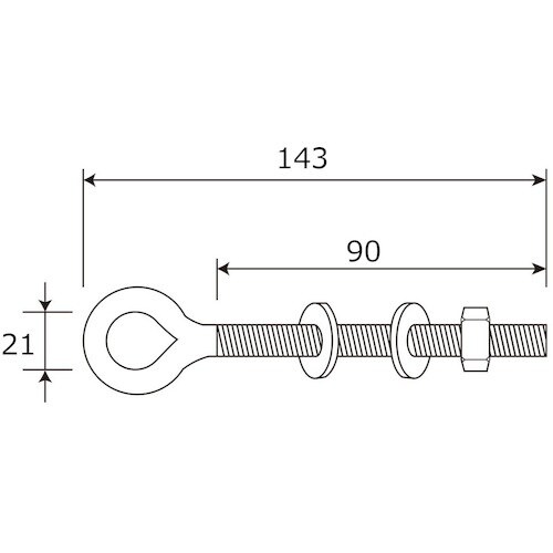 WAKI STロングアイボルト 15−151 10