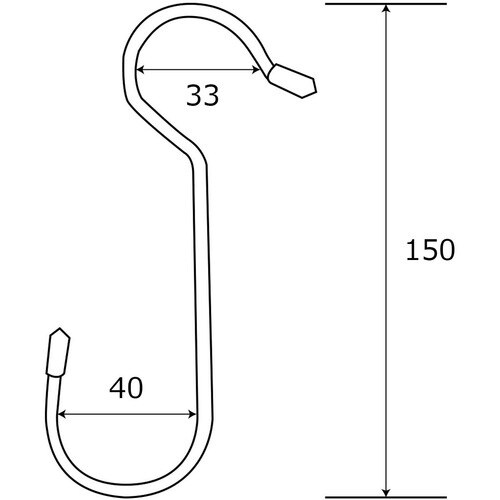 WAKI ステンSカン SS201 40X150