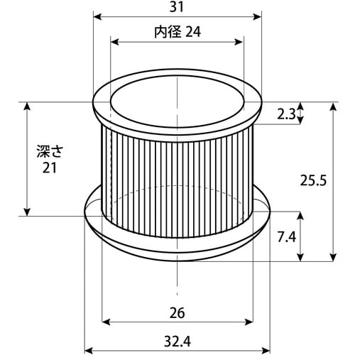 WAKI イスキャップB黒丸 BC−154 24M