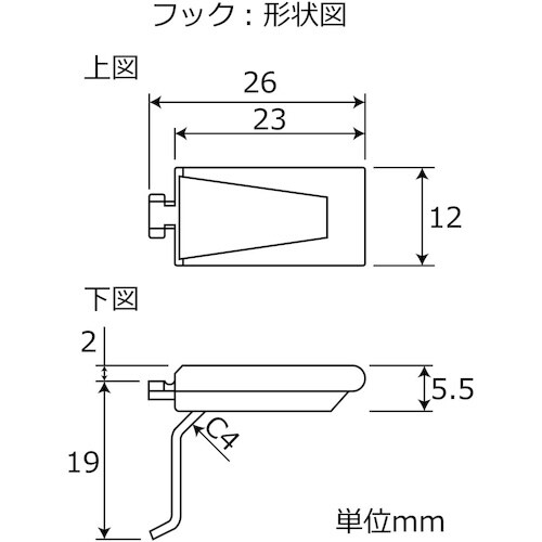 WAKI フィット棚受 黒 WLS−112B 4個