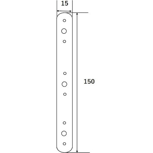 WAKI 真鍮 I型金具 WAP−214 150M