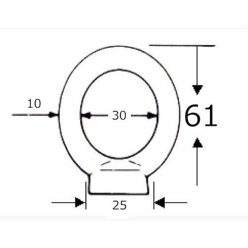 WAKI アイナット 15−106 1/2インチ