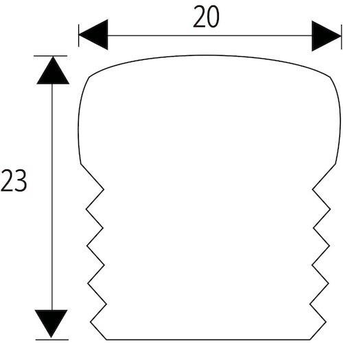 WAKI 木製つまみ VG−208 20mm キジ