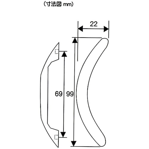WAKI ドアープール取手 VG−142 98MM