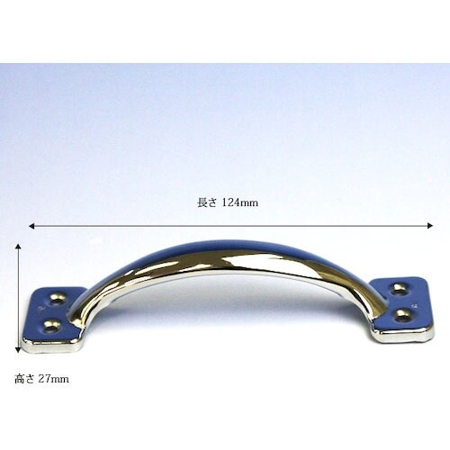 WAKI スチールハンドル TW−382 124M