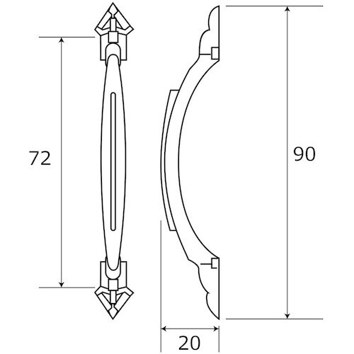 WAKI NO.950取手 BH−961 950G