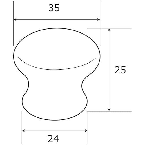 WAKI PCスターツマミ BH−903 259W