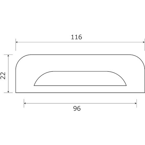 WAKI 木製取手 DB TW−019 3926b