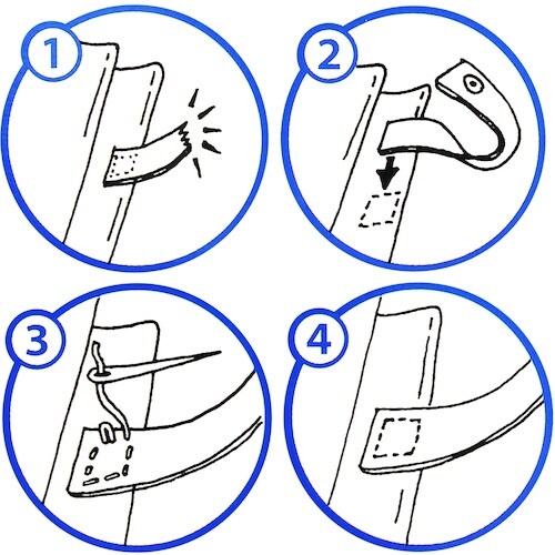 WAKI 傘ベルト 3色入り US−028 トウメ