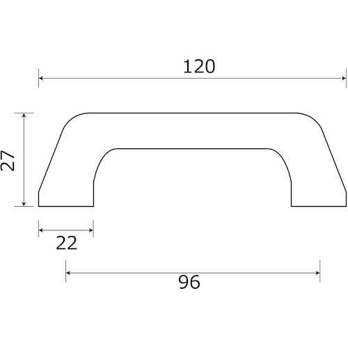 WAKI 木製取手 DB TW−339
