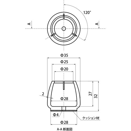 WAKI WフェルトキャップB BC−712DB2
