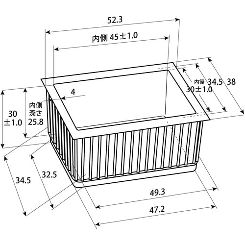 WAKI イスキャップB薄茶平 BC−303 30