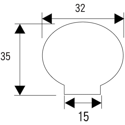 WAKI 木製つまみ VG−237 32mm ダー