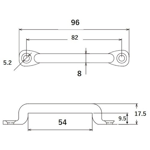 WAKI アイストラップL型8 BK−988 97